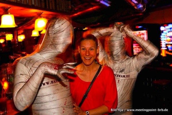 Das Basicteam im Einsatz - bedruckte Morphsuits