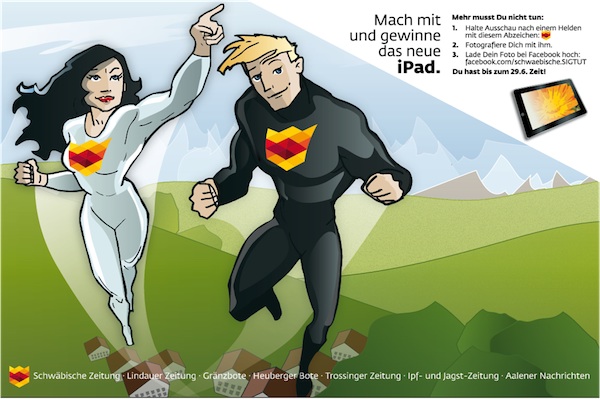 Media Heroes Plakat - zu sehen auf dem Southside 2012