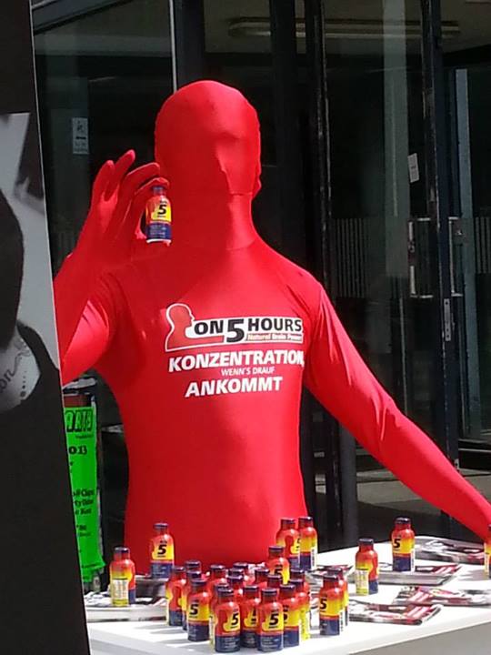 on5hours Morphsuit Sampling Aktion