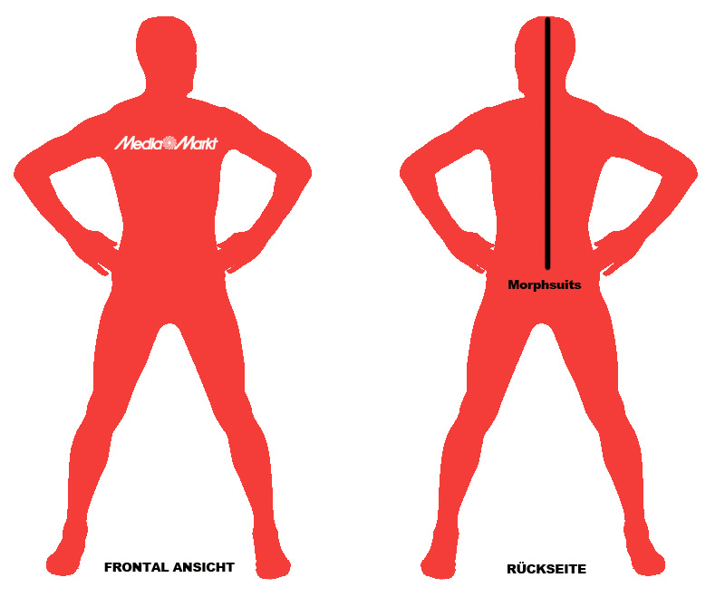 Mediamarkt Morphsuit Design Vorlage