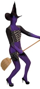 Lila Morphsuit Hexe